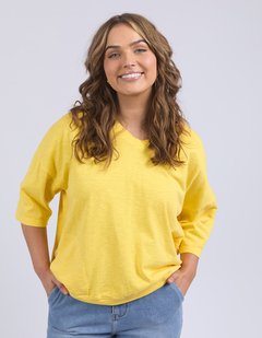 ELM Mazie Vee Neck Top-style-MCRAES