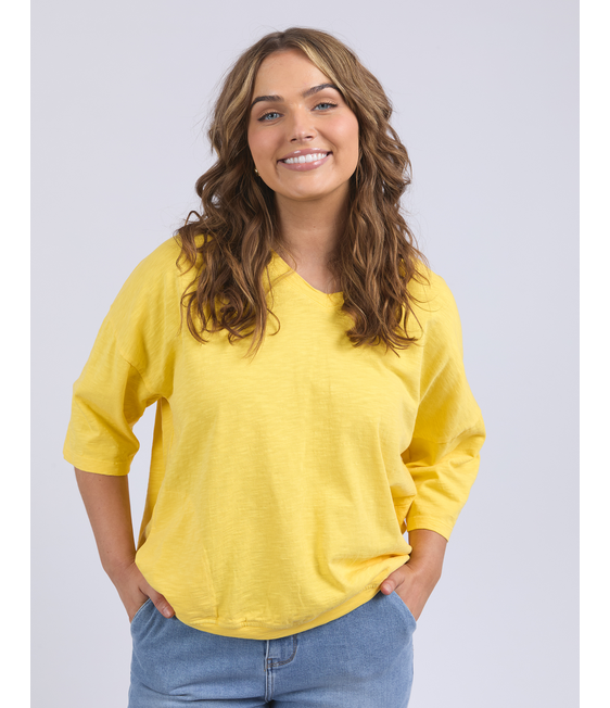ELM Mazie Vee Neck Top