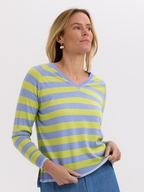 Zaket & Plover Essential Stripe V Jumper