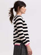 Zaket & Plover Essential Stripe V Jumper