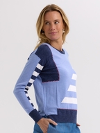 Zaket & Plover Hand Work Intarsia Jumper