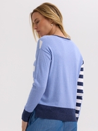 Zaket & Plover Hand Work Intarsia Jumper