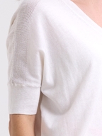 Zaket & Plover Pointelle Shoulder Top