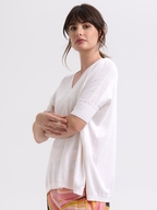 Zaket & Plover Pointelle Shoulder Top