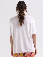 Zaket & Plover Pointelle Shoulder Top