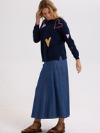 Zaket & Plover Intarsia Hearts Jumper