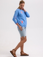 Zaket & Plover Intarsia Hearts Jumper