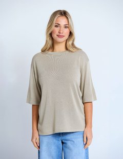 Stella + Gemma Aretha Shimmer Knit Top-style-MCRAES