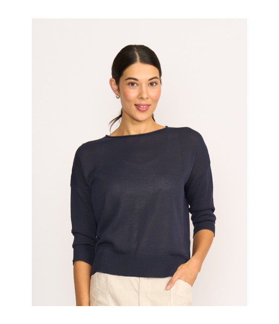 Oh Three Contrast Knit Jumper