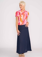 Foil Linen Fringe Benefits Skirt