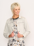 Foil Stretch Contrast Jacket