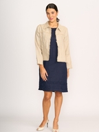 Foil Linen On The Fringes Jacket