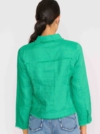 Foil Linen On The Fringes Jacket
