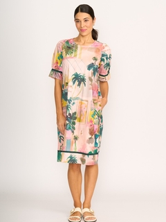 Foil Wave Along Dress-style-MCRAES