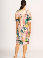 Foil Wave Along Dress