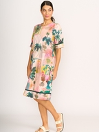 Foil Wave Along Dress