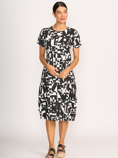 Foil Pleated Maxi Dress-style-MCRAES
