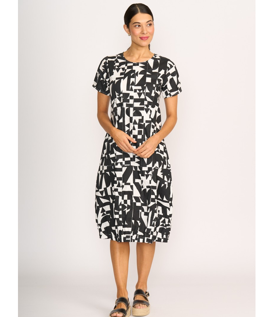Foil Pleated Maxi Dress
