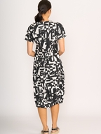 Foil Pleated Maxi Dress