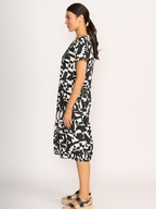 Foil Pleated Maxi Dress