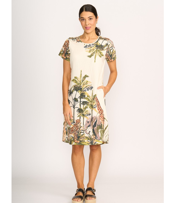 Preen Pintuck Swing Back Dress