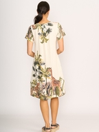 Preen Pintuck Swing Back Dress