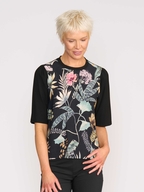 Memo Combo Elbow Sleeve Top