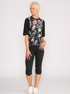 Memo Combo Elbow Sleeve Top