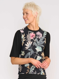 Memo Combo Elbow Sleeve Top-style-MCRAES