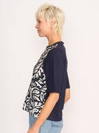 Memo Combo Elbow Sleeve Top