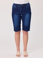 Classified Long Knit Denim Short