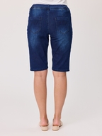 Classified Long Knit Denim Short