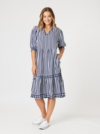 Threadz Harelequin Stripe Tie  Dress