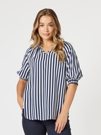 Threadz Harlequin Stripe Top