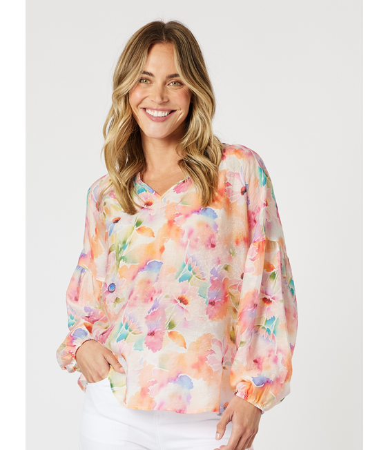 Gordon Smith Spring Floral Top