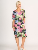 Foil Linen Trim Time Dress
