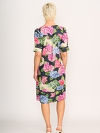 Foil Linen Trim Time Dress