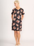 Preen Linen Contrast Facing Shift Dress