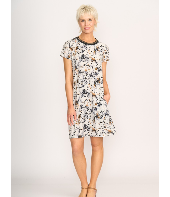 Foil A Line Dress