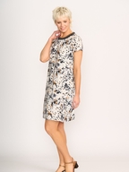 Foil A Line Dress