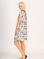 Foil A Line Dress