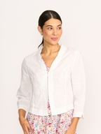 Foil Linen Gather Together Jacket