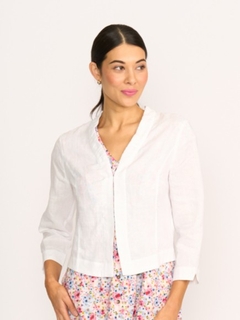 Foil Linen Gather Together Jacket-style-MCRAES