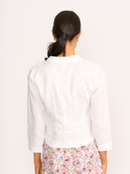 Foil Linen Gather Together Jacket