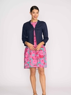 Foil Linen Gather Together Jacket