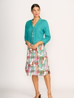 Foil Linen Gather Together Jacket