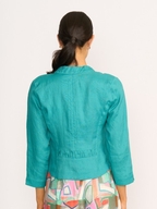 Foil Linen Gather Together Jacket