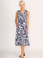 Foil Linen Generosity Dress