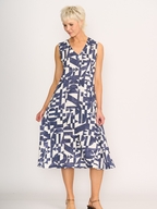 Foil Linen Generosity Dress