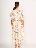 Foil Linen Empire-ly Yours Dress
